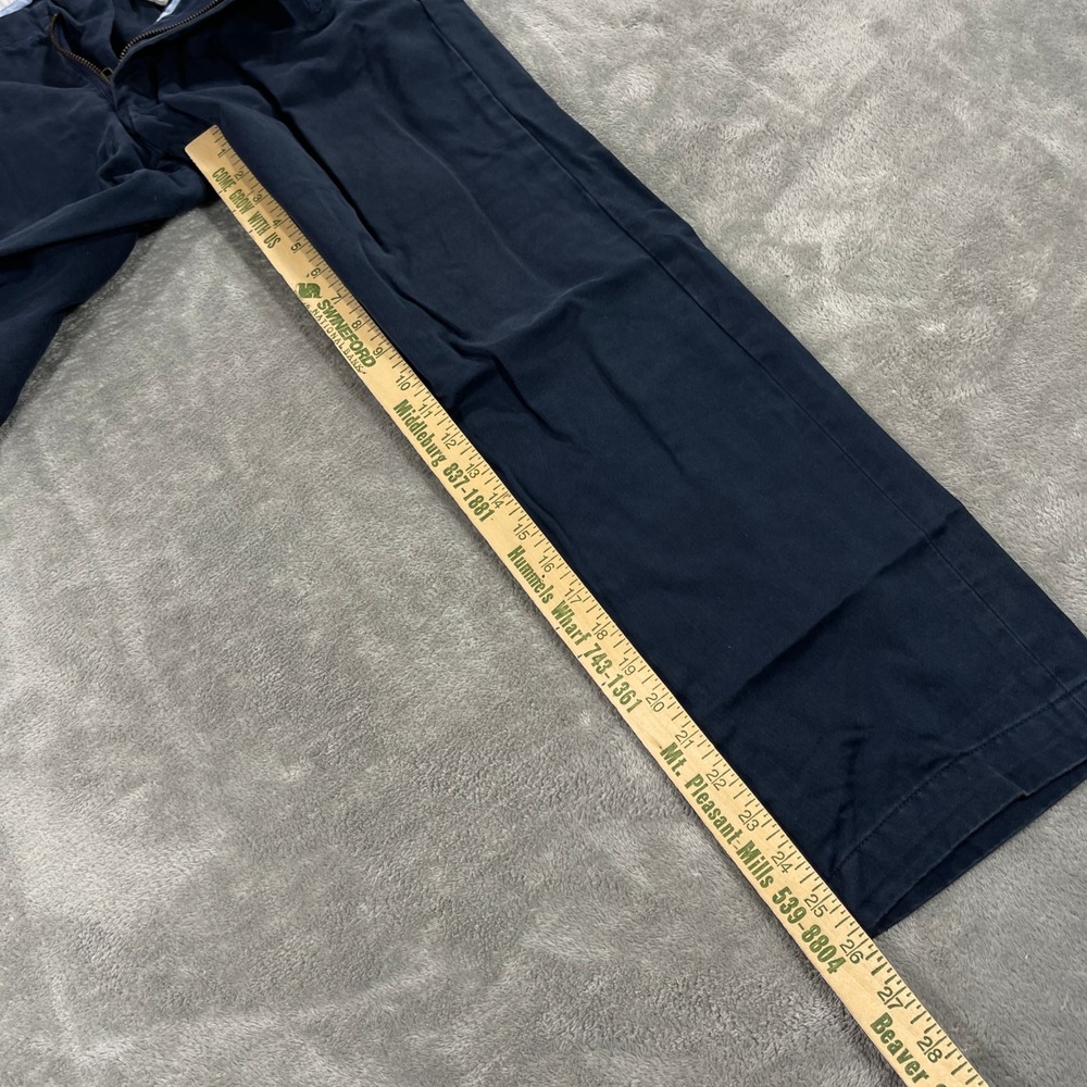 Spier & Mackay Chinos Mens 33 Navy Blue Handmade Tailored Cotton Trousers - Picture 4 of 12